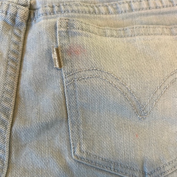Girls Levi Strauss Silver Tab Baggy‎ Light Wash Denim Jeans SZ 12 Reg - Picture 5 of 8